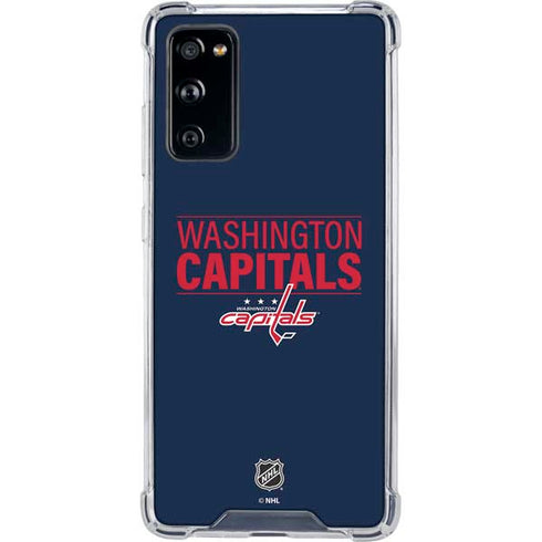 NHL Washington Capitals Lineup Galaxy S20 FE Clear Case